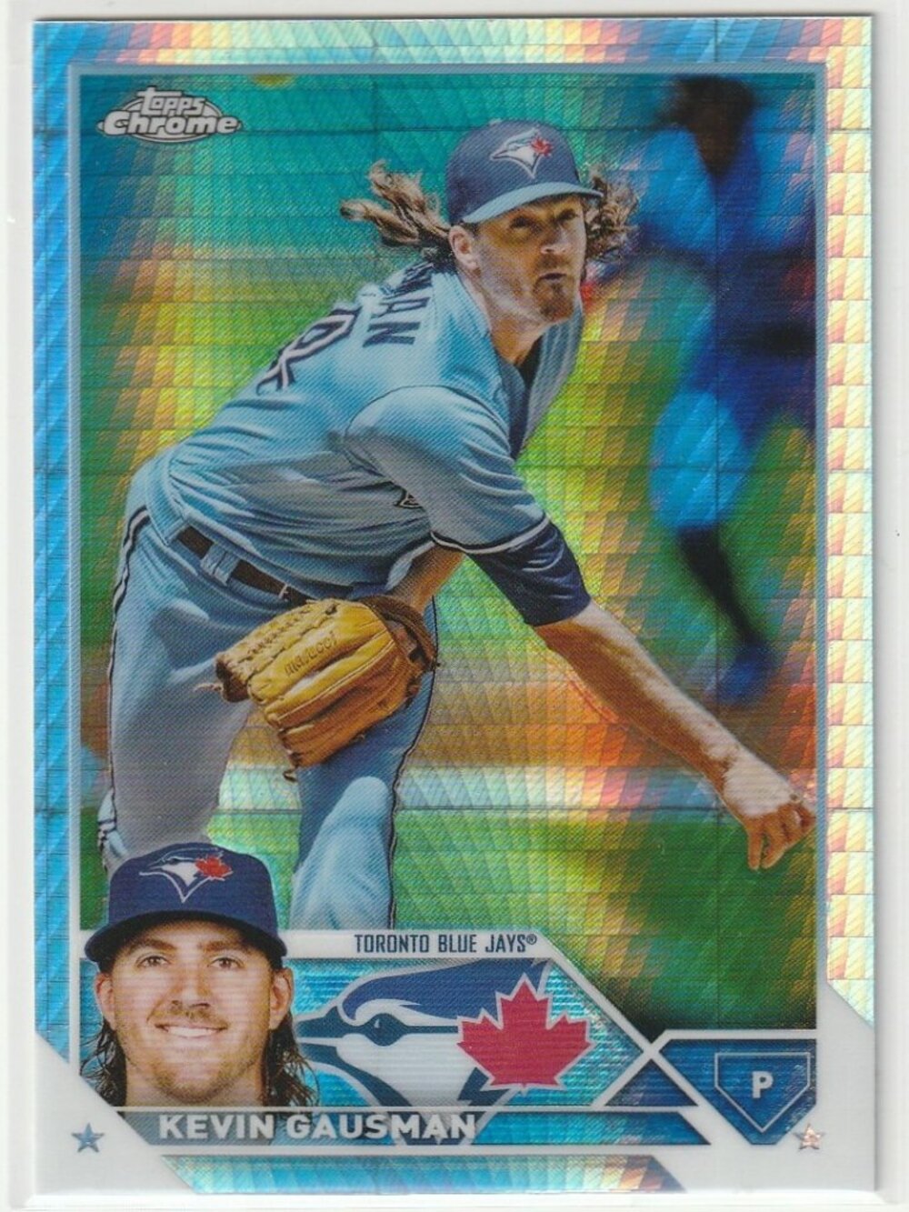 6for$49 KEVIN GAUSMAN 2023 Topps Chrome Prism Refractor #55